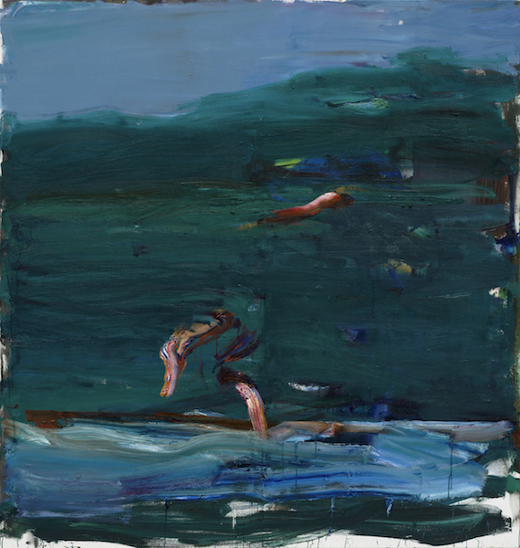 Sebastian Hosu: Outscape I, 2015, oil on canvas, 190 x 200 cm

